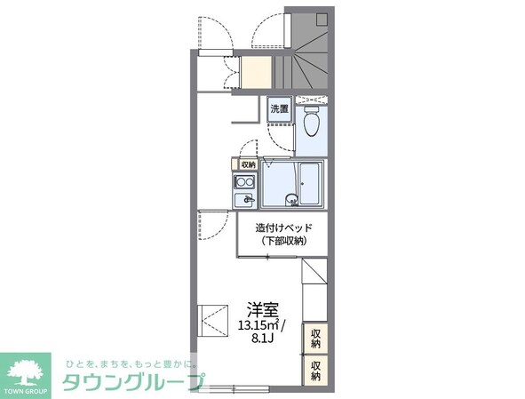 レオパレス旭2の物件間取画像